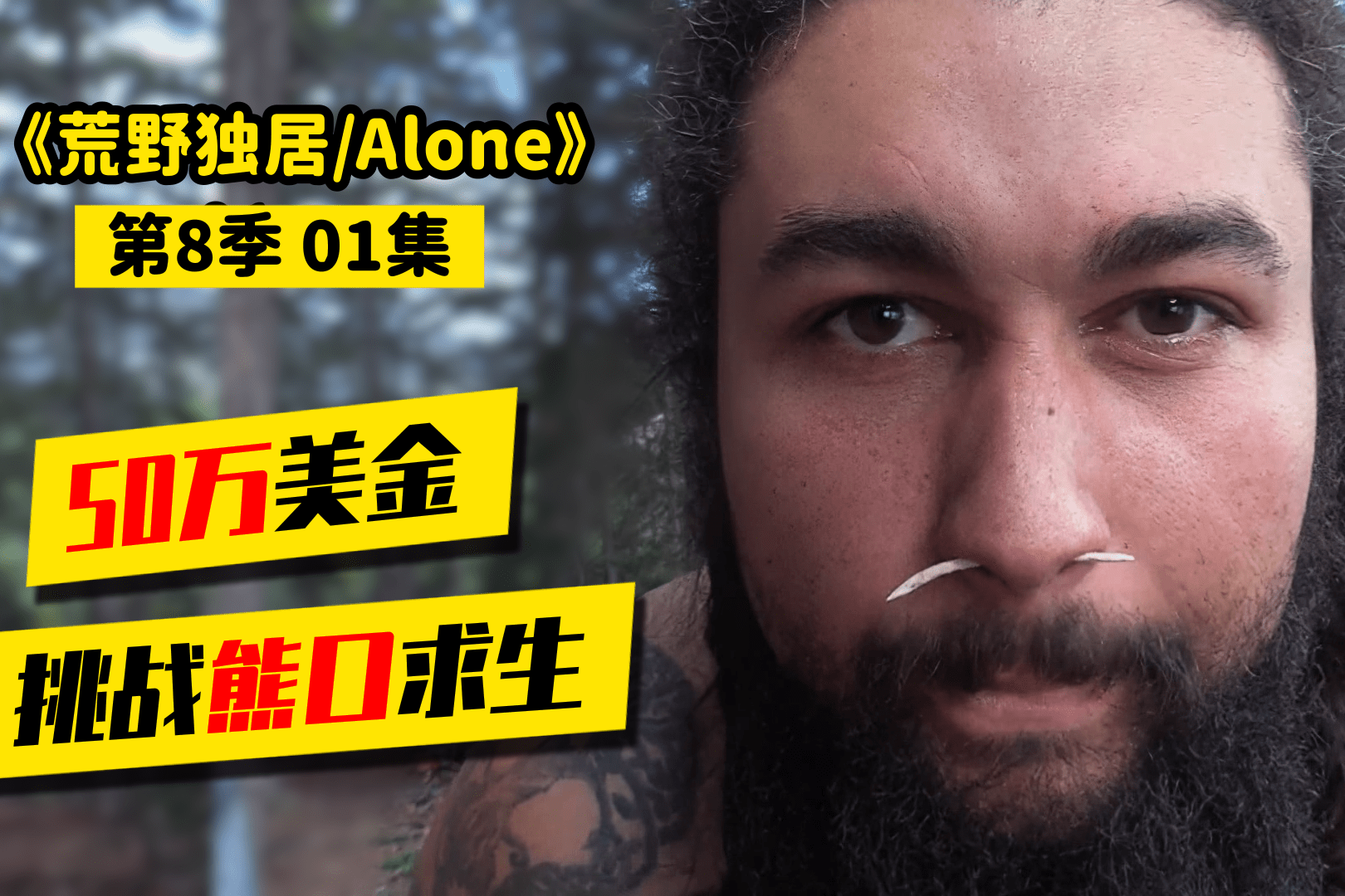 荒野独居第8季0150万美金挑战熊口求生怪咖多有人没撑过5天