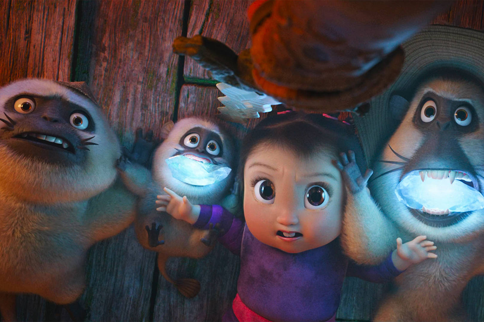 迪士尼动画电影寻龙传说搞笑合辑萌宝小糯和她猴子天团