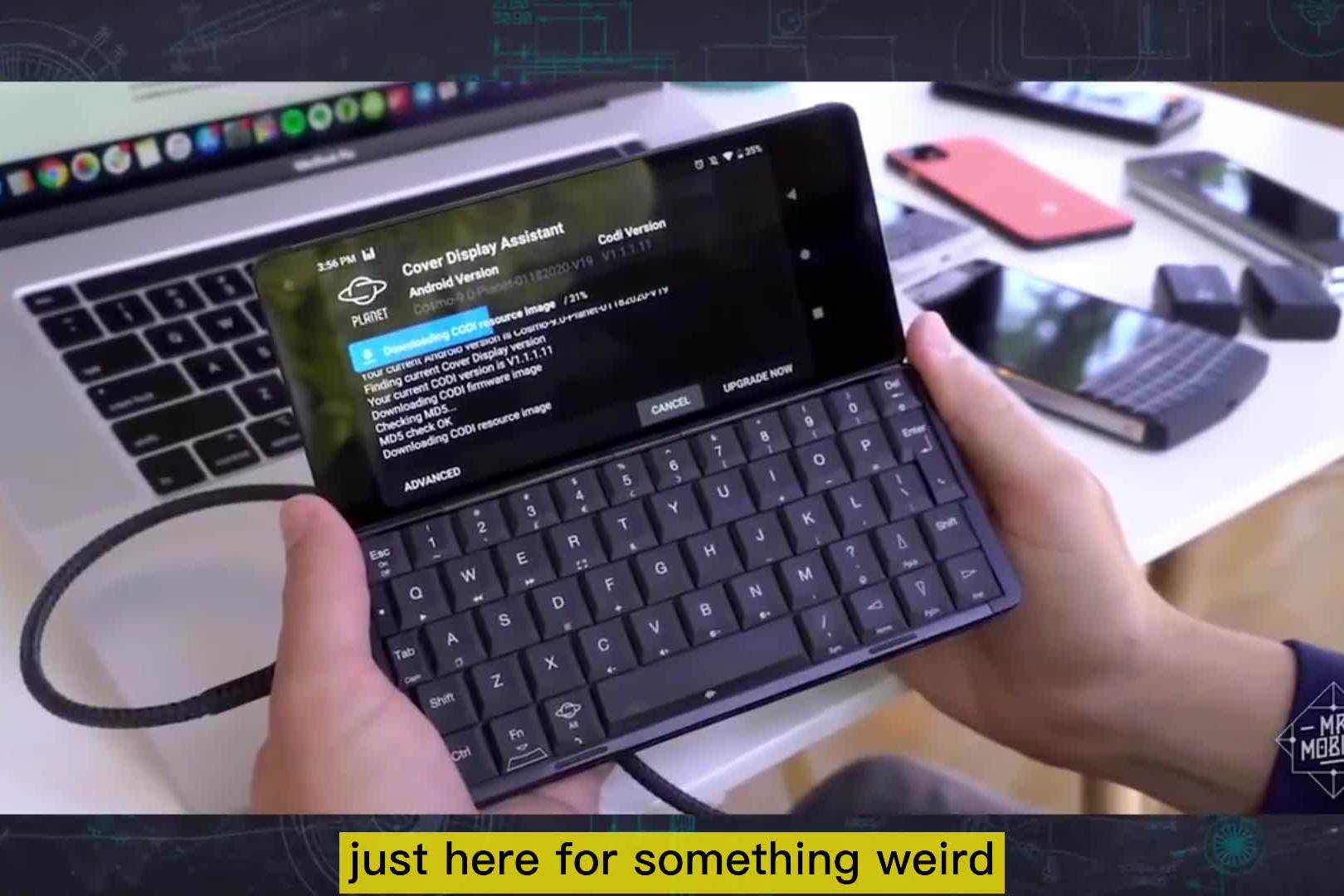 2021年最像黑莓的智能手机unihertztitanpocket全尺寸实体键