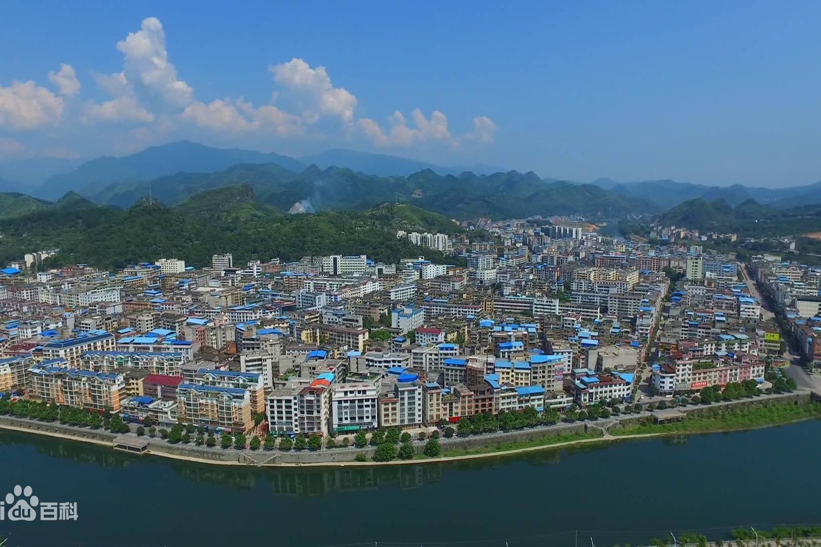 地图里看区域发展广西省灌阳县城市化进程