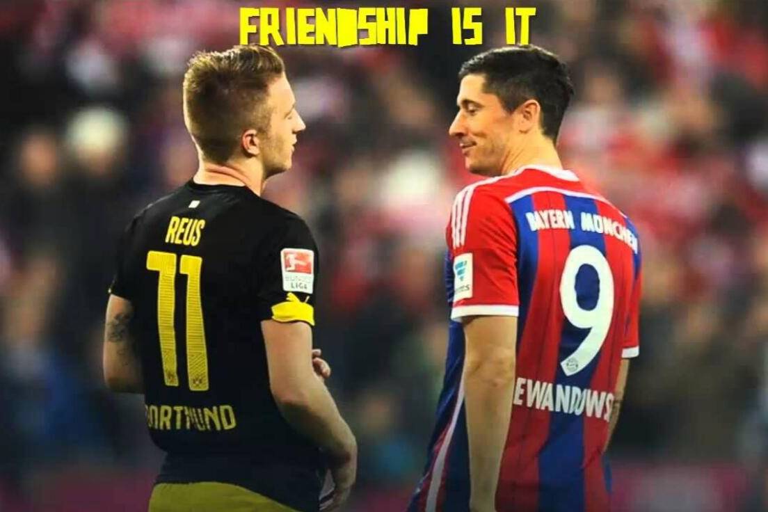 又双叒叕被甜到曾经的豆腐丝组合莱万罗伊斯赛后寒暄拥抱