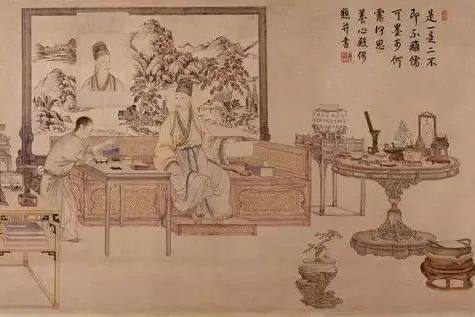 古代文人的书斋陈设美学:书斋长物,文房雅事_笔架_宣纸_湖笔