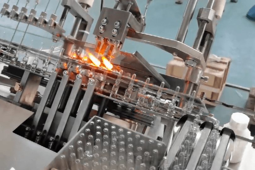 圣刚双针蠕动泵安瓿拉丝灌封机 安瓿管熔封机 安瓿药液拉丝机-vlog