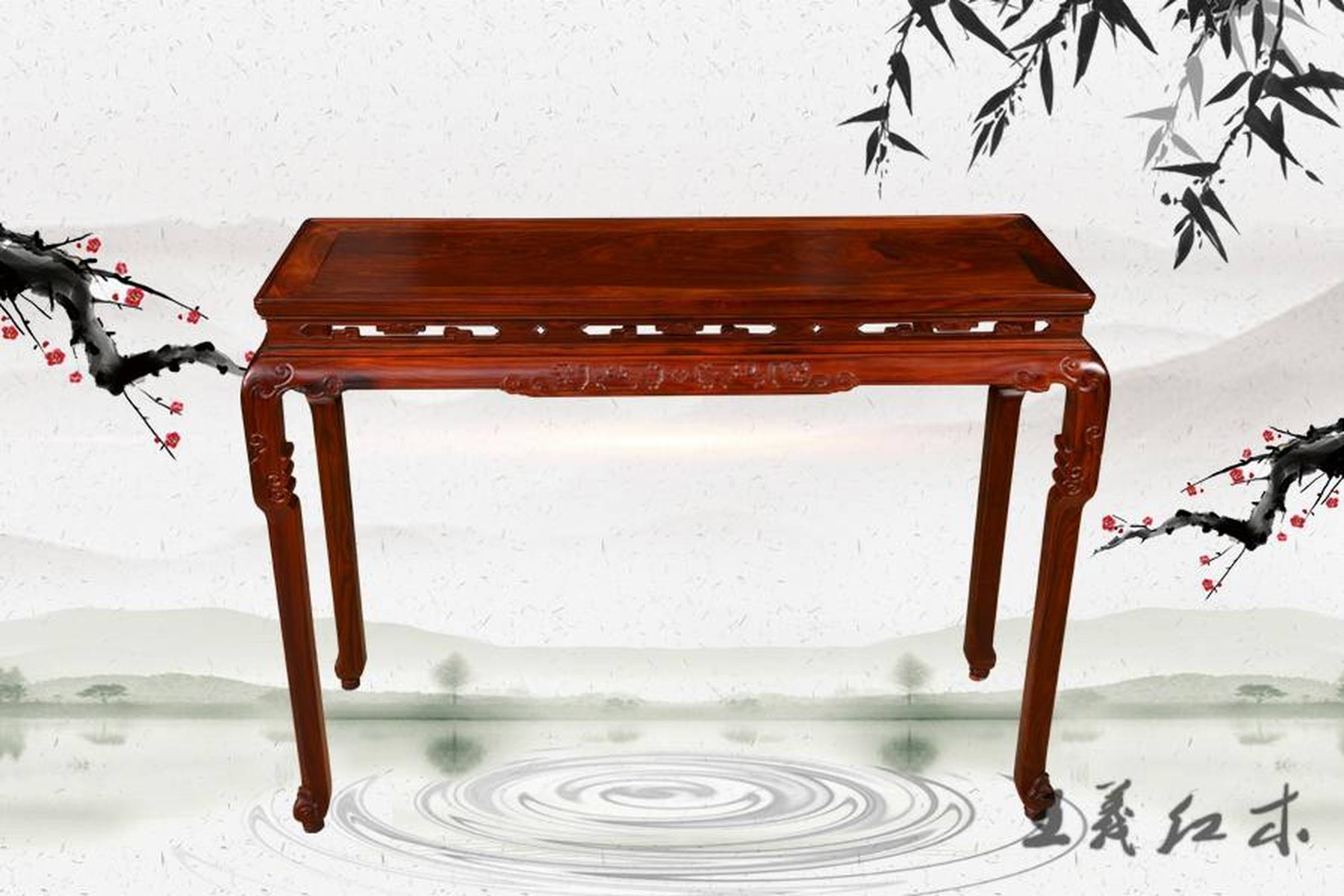 红木家具工艺大师精工细雕