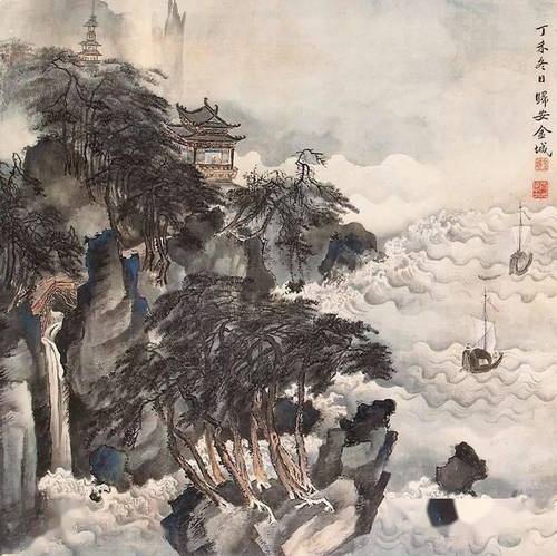 这山水，古意盎然_艺术_金城_国艺