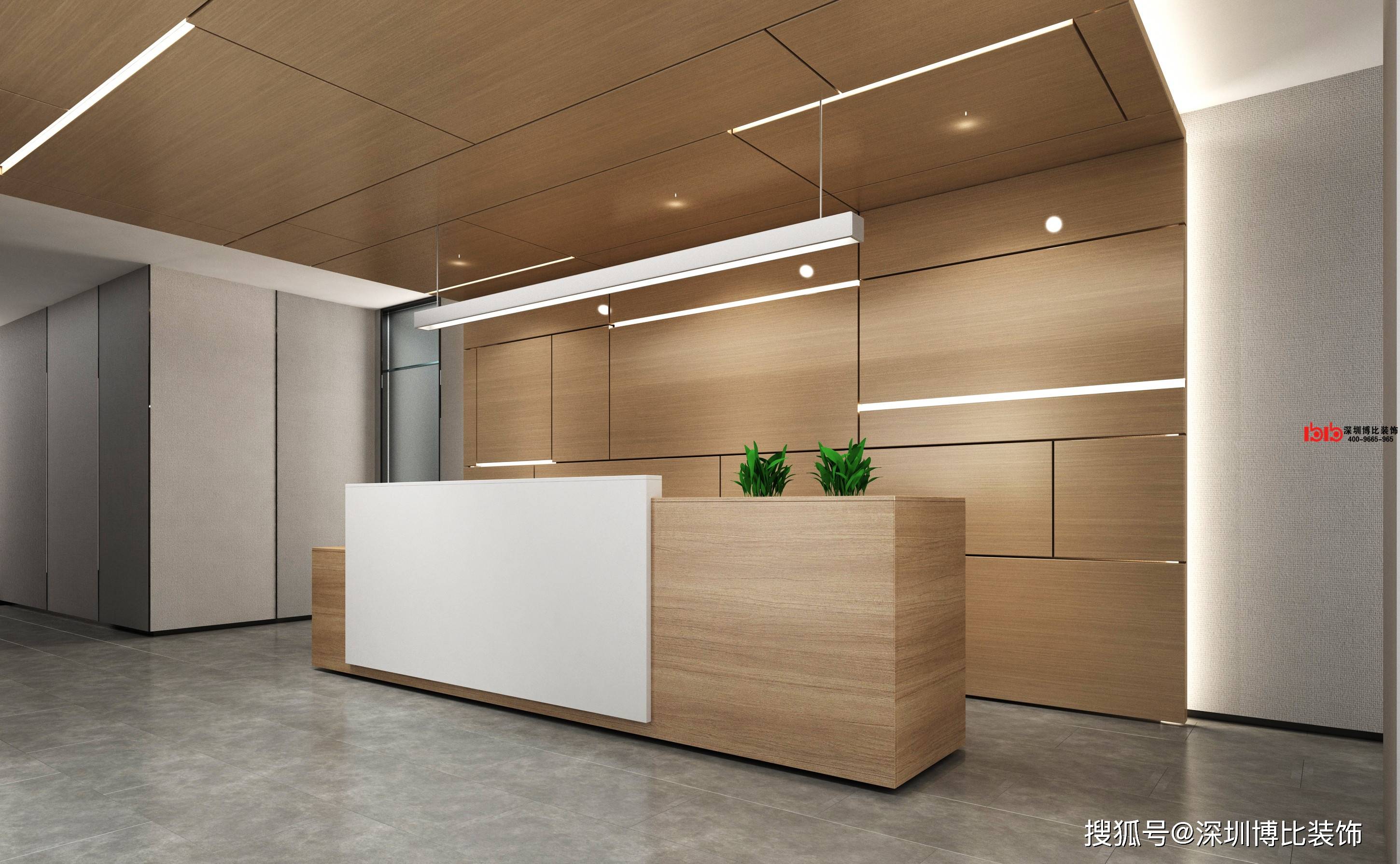 深圳南山区高档办公室装修设计