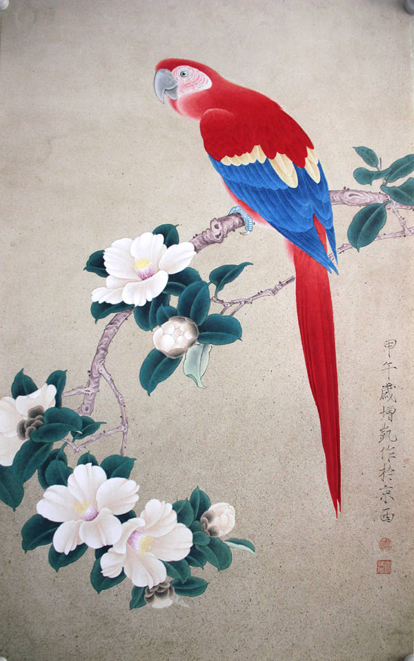 名家风采——当代工笔画家周凯_高研