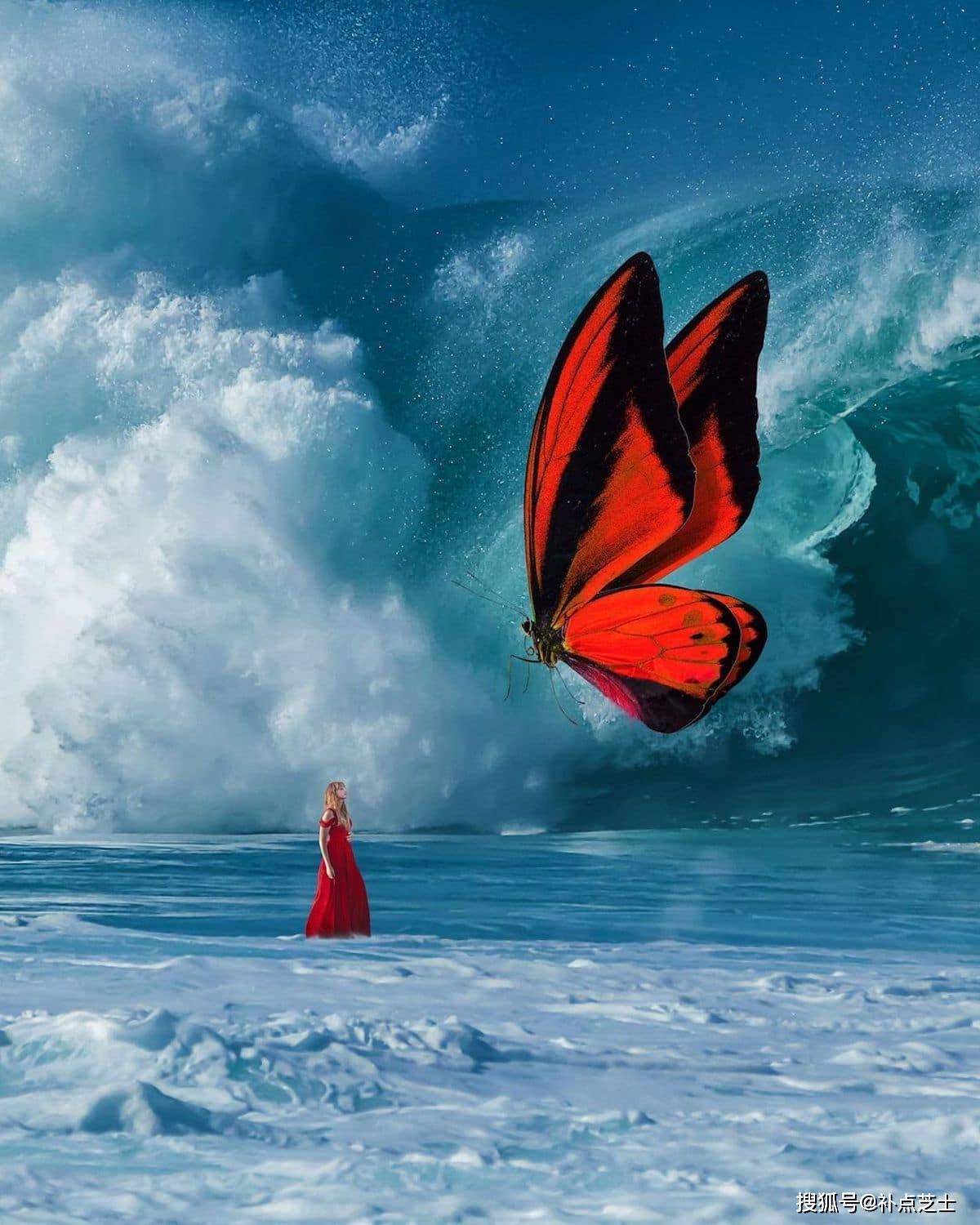 水母在空中悠游灯塔矗立在云端艺术家创造出惊人的超现实梦境