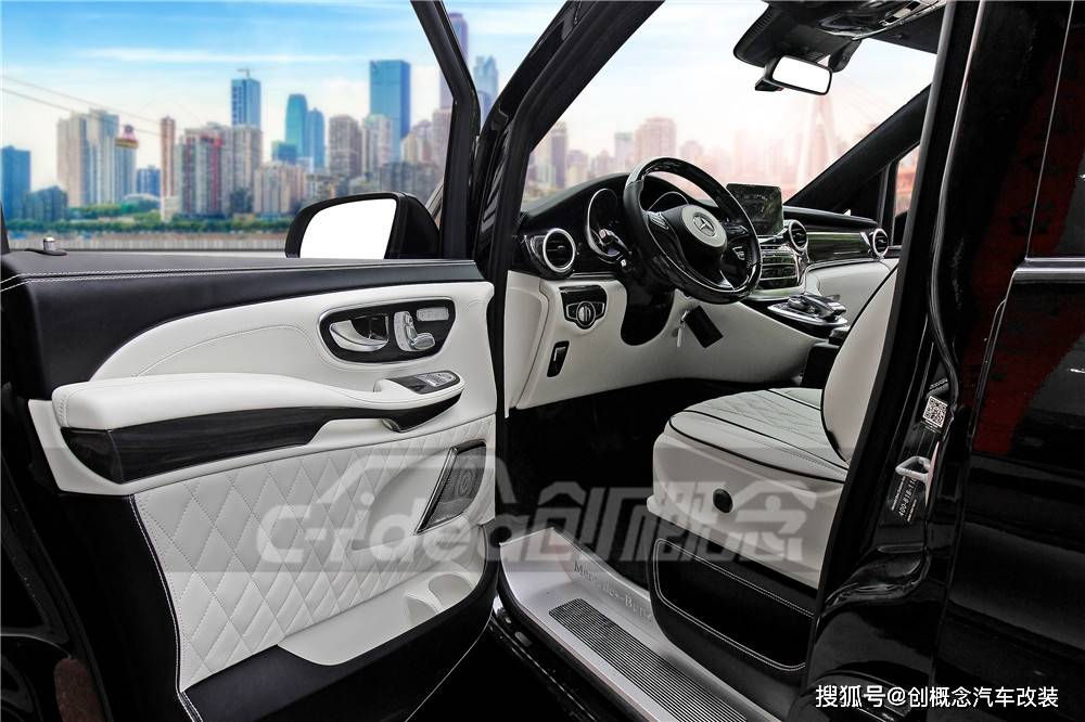 奔驰V260内饰全新优化升级，改装超奢华航空路座椅_搜狐汽车_搜狐网