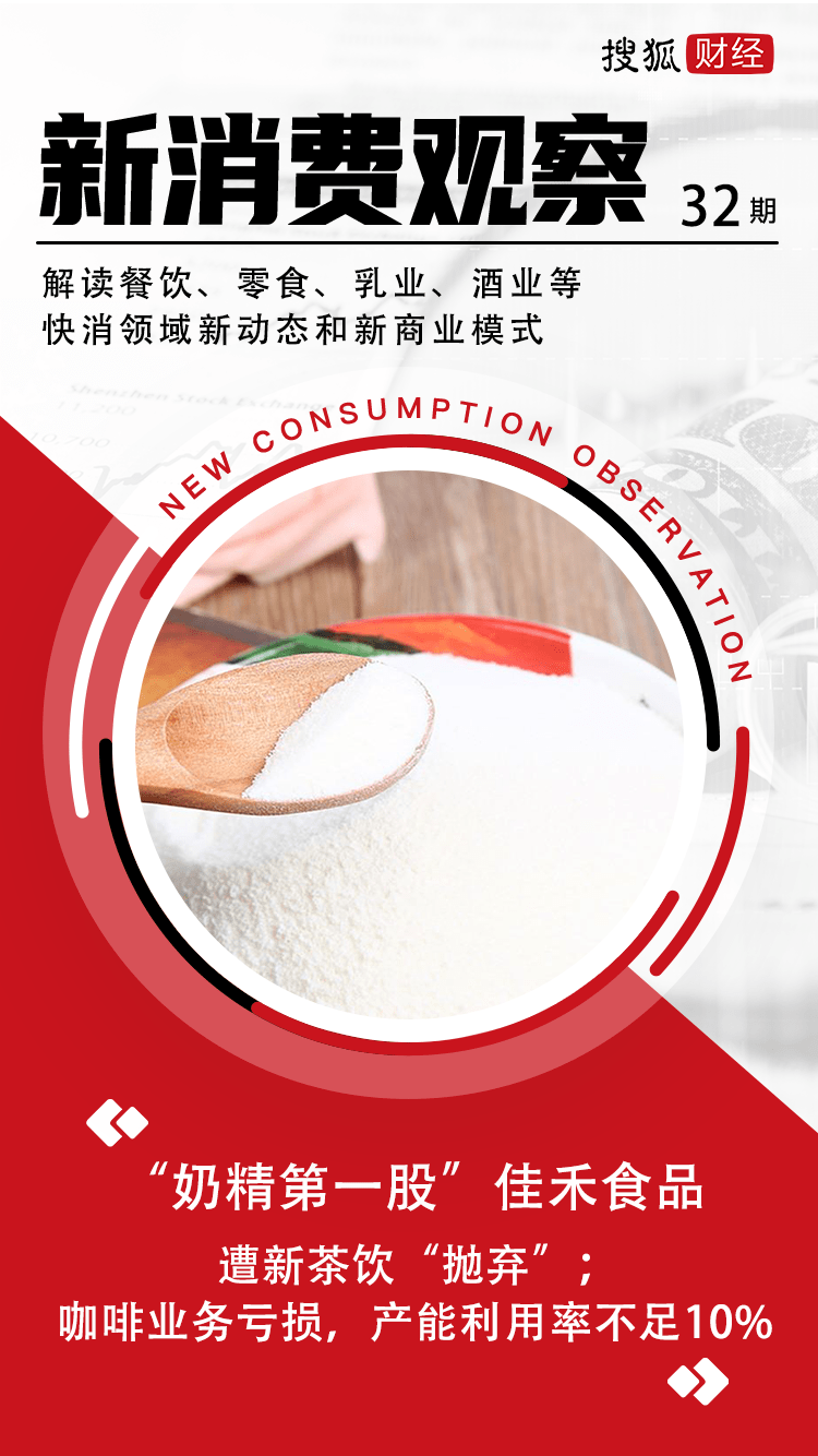 奶精第一股 佳禾食品 遭新茶饮 抛弃 咖啡业务亏损 产能利用率不足10 脂肪酸