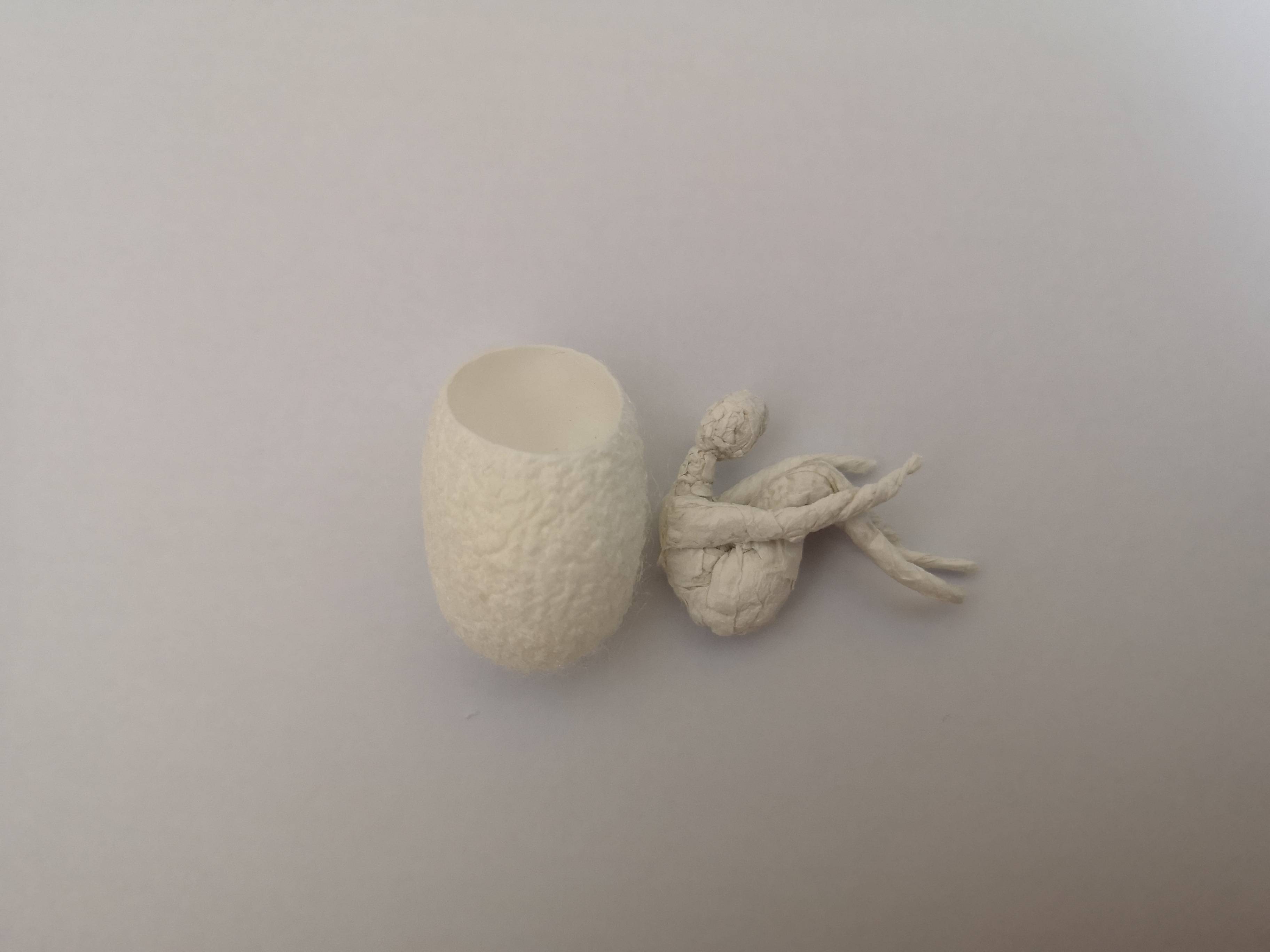 陈帅郎的宣纸及绢本雕塑