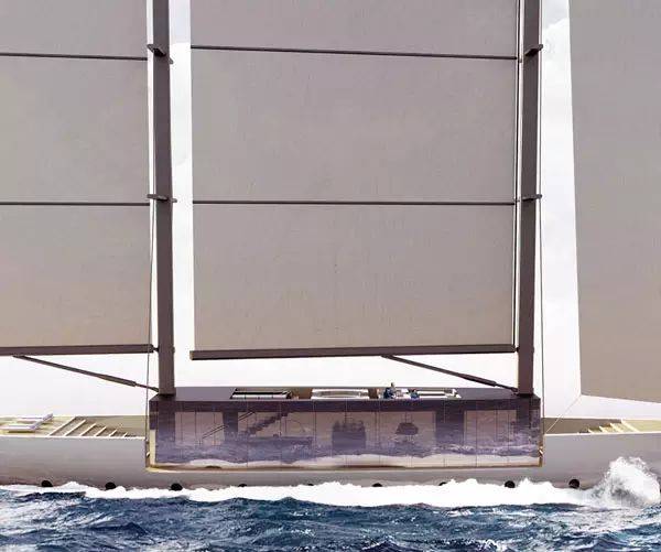 玻璃概念帆船saltlujacdesautel设计