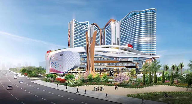 紧锣密鼓加紧建设!里水嘉洲广场"山峦叠片"的建筑形体很惊艳