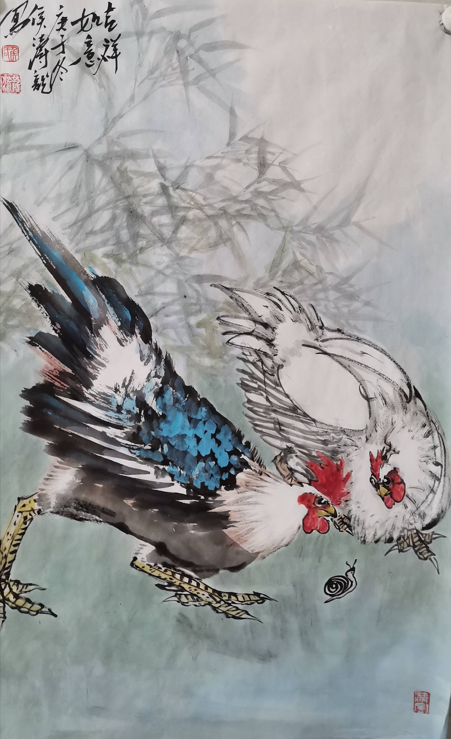 艺术家侯涛龙 国画艺术回乡展