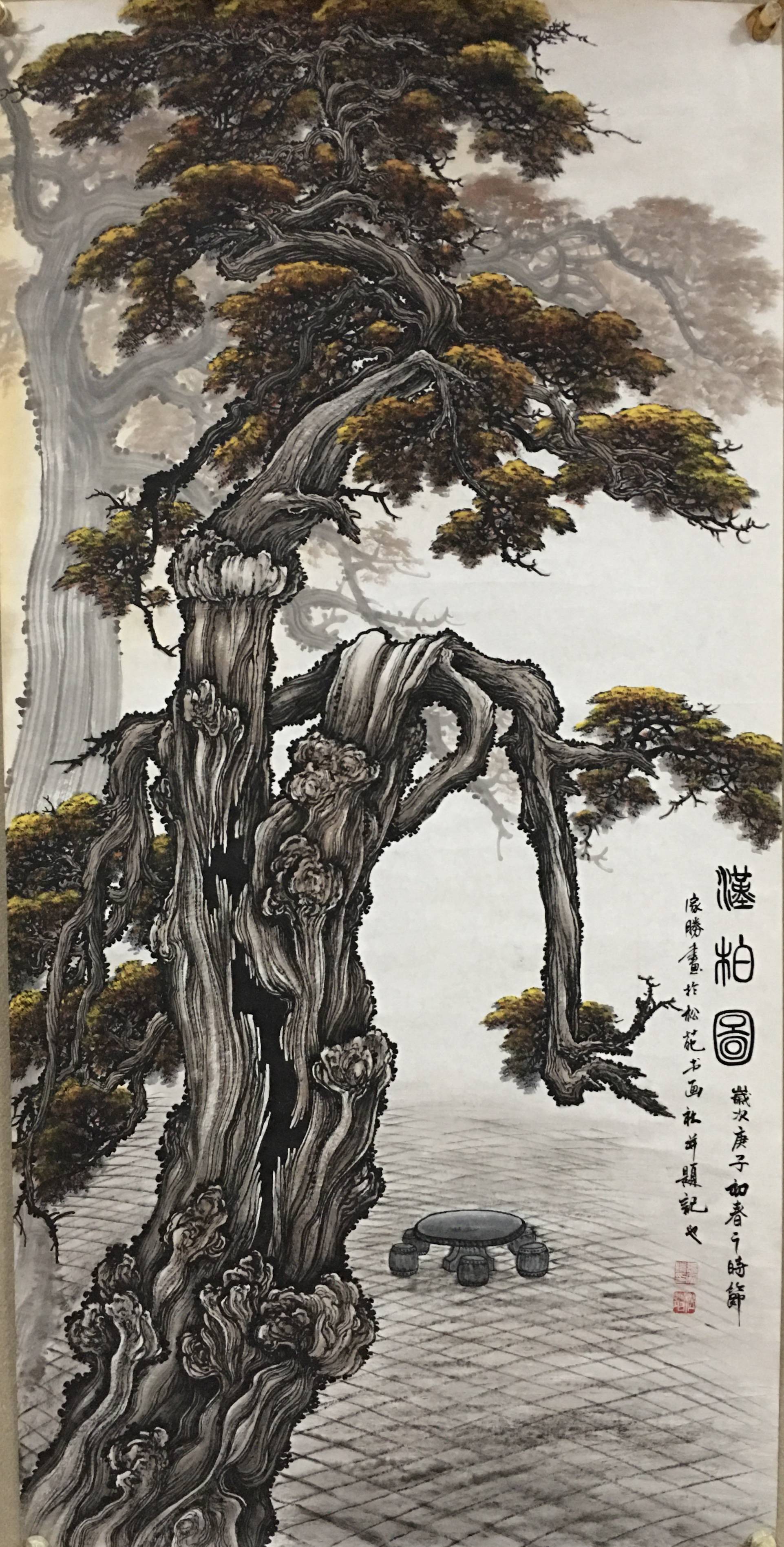 画家张家胜-焦墨画大师