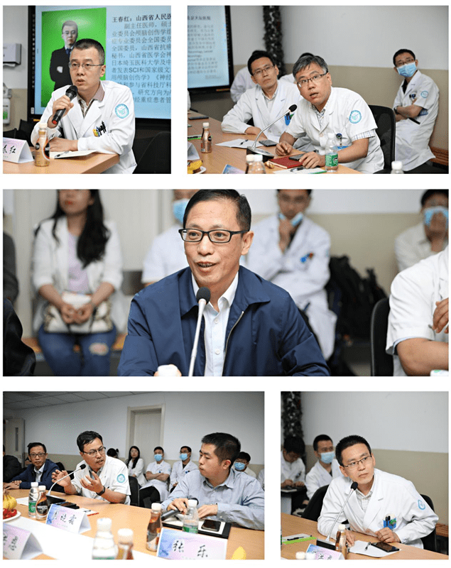 山西省人民医院中心实验室主任刘建荣教授,神经内科刘毅教授,神经内科