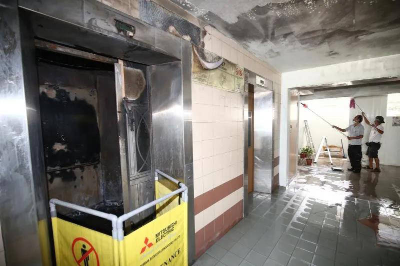 电动滑板车在电梯爆炸起火 新加坡20岁外卖员惨死