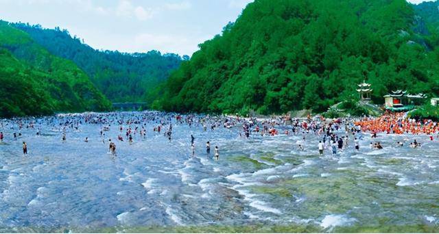 屏南白水洋美景