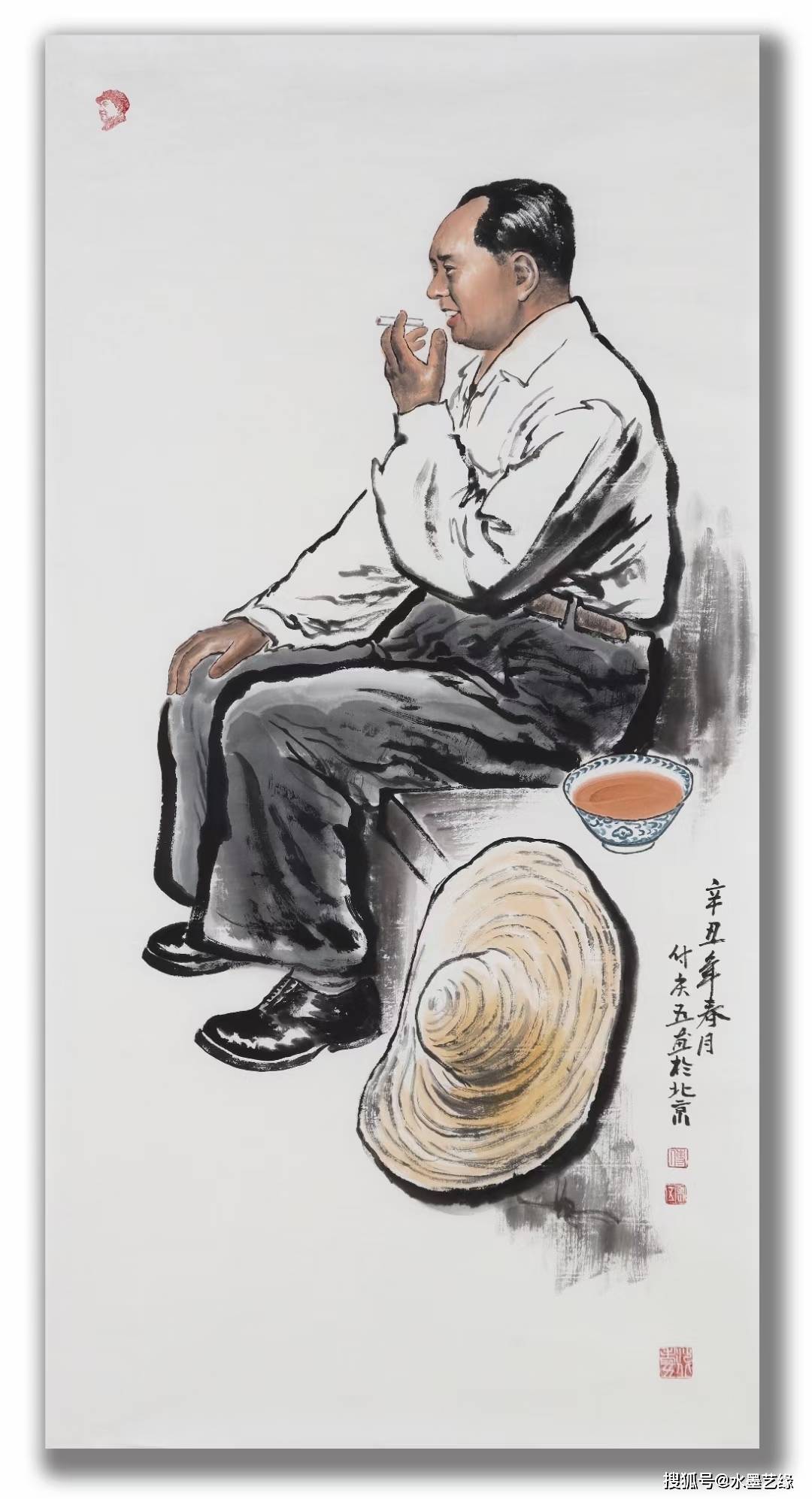 当代画家付庆五人物动物花鸟作品欣赏