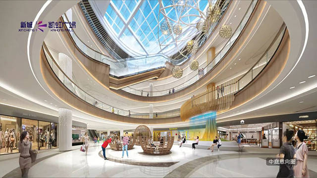 逛街朝这看舟山新城凯虹广场主打时尚精致更加吸引年轻人