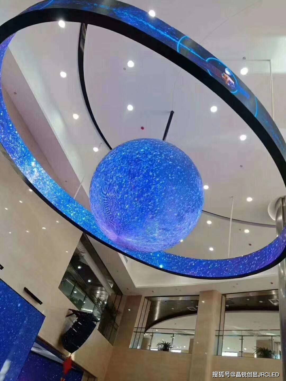 led圆形屏圆环屏环形屏等创意led显示屏开启异形屏视界
