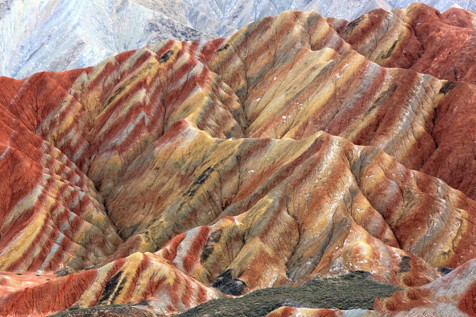 上帝遗落人间的调色盘 张掖丹霞地貌公园 七彩