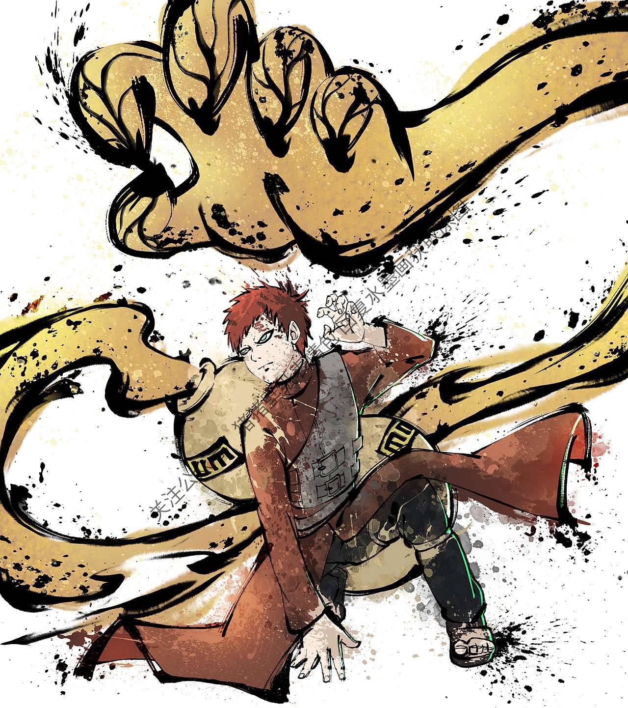 火影忍者超帅水墨画壁纸你确定收藏一个吗