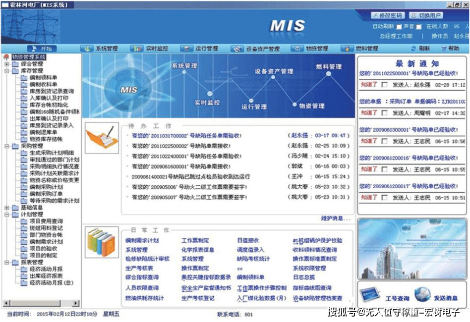 原创电力企业管理信息系统