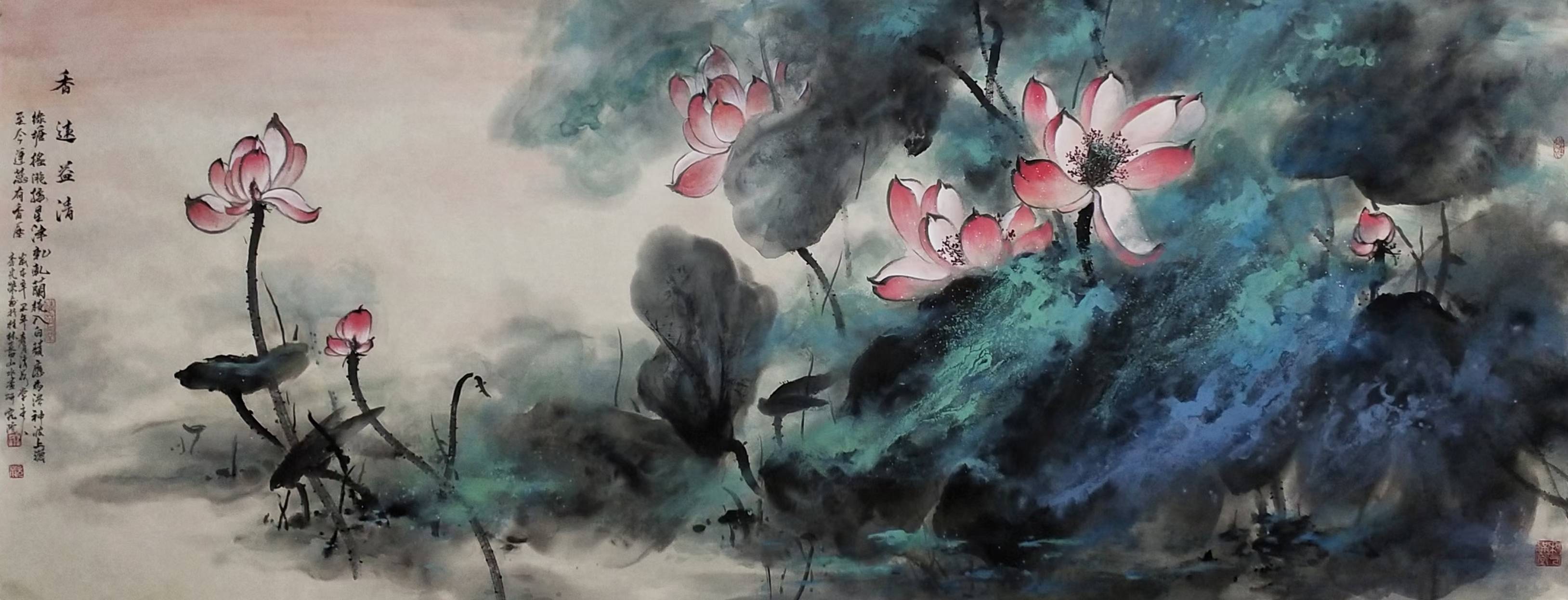 李长田得意弟子青年潜力画家李光荣