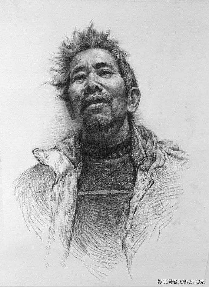 头像|素描头像不同年龄的表达区别全解析！