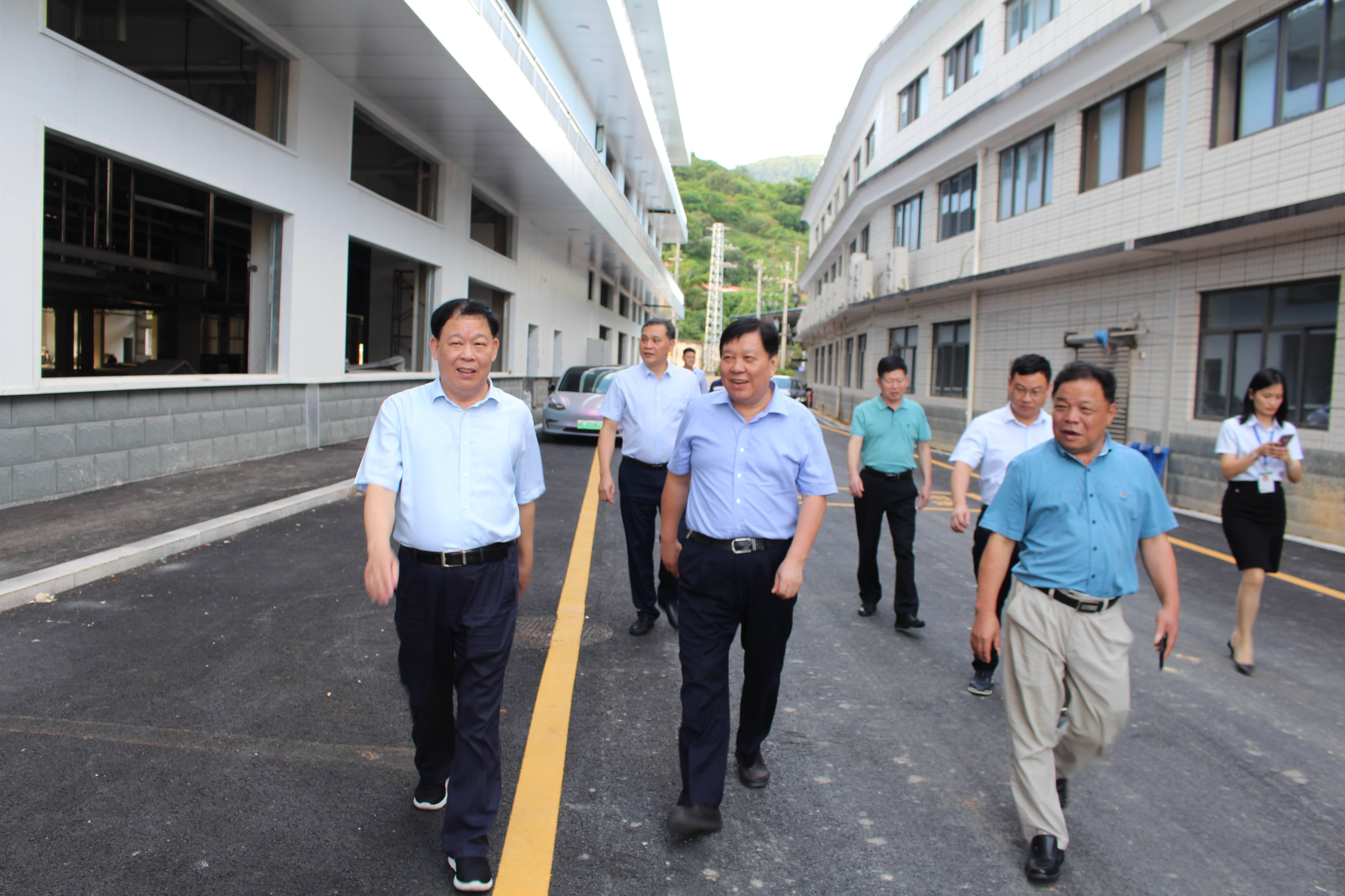 漳州市委常委,政法委书记吴文团带队到福建立兴调研指导工作!