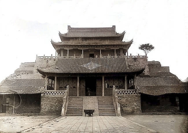 河南开封一组老照片记录1907年至今100多年前开封的名胜古迹