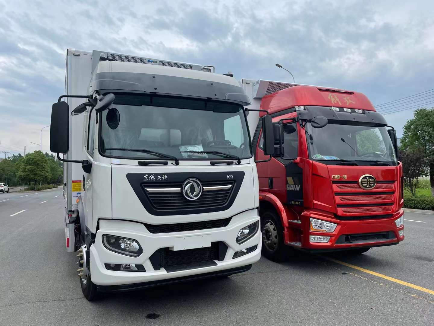 68米冷藏车多少钱一辆看看这款东风天锦kr高顶