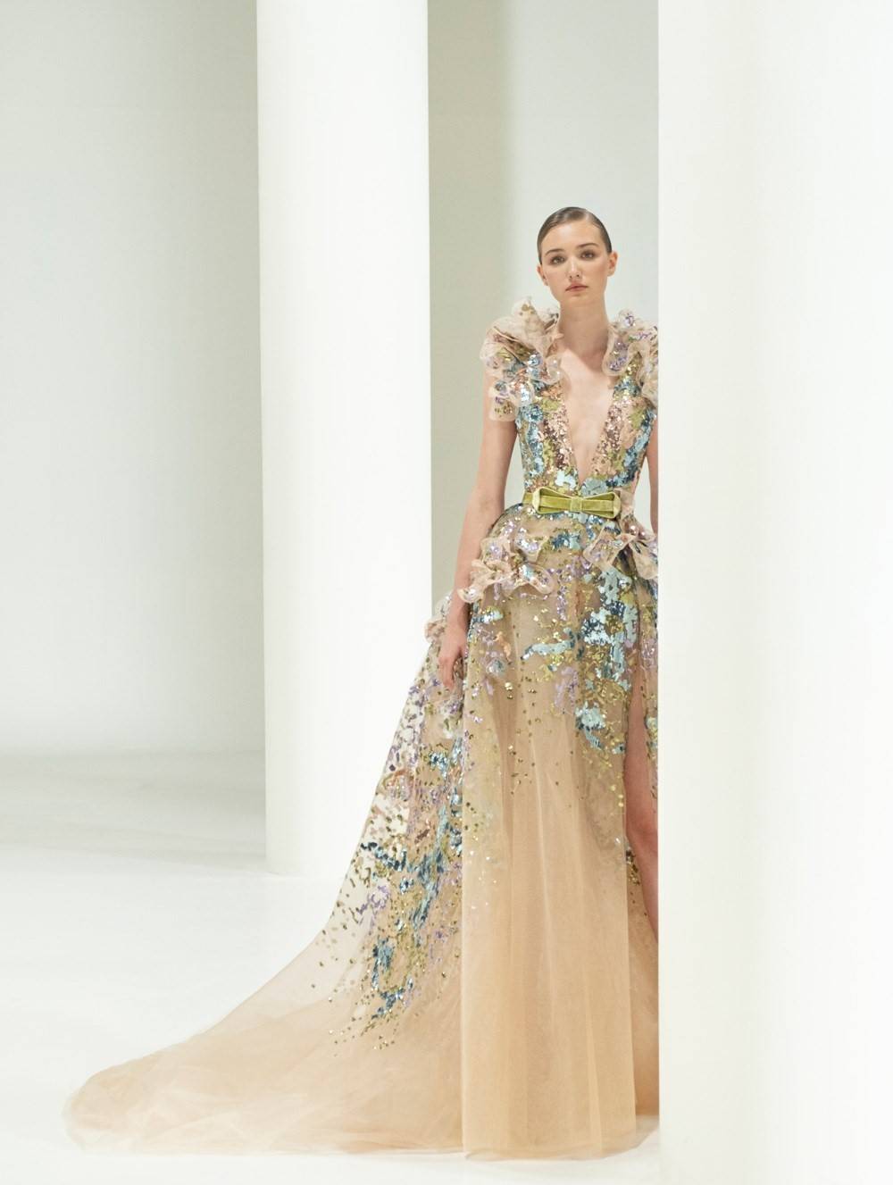 系列|黎巴嫩仙牌 Elie Saab 2021/2022秋冬高级定制系列