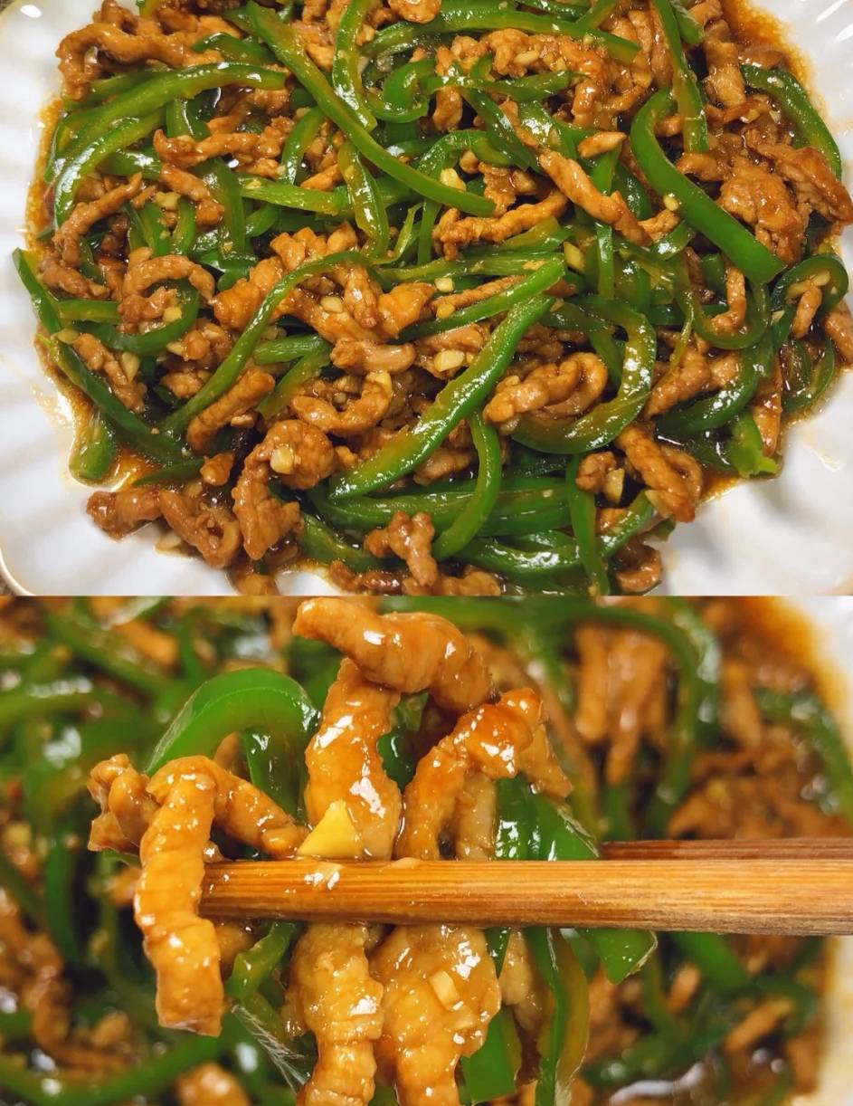 下饭神器青椒肉丝简单美味零失败