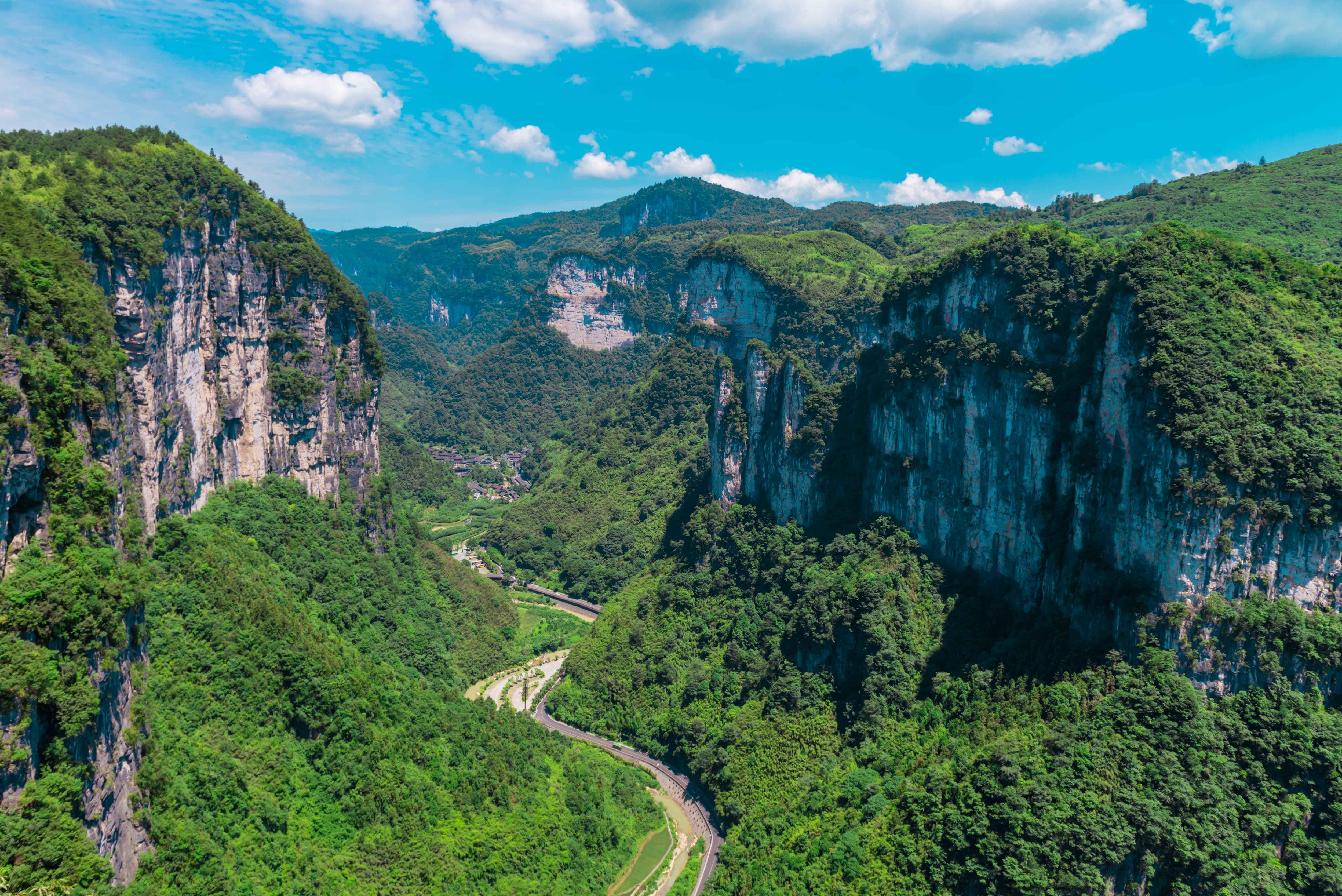 仙姑混峡谷图片