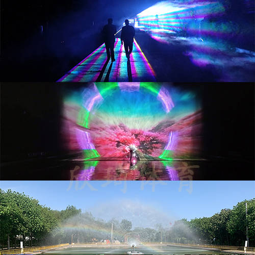 欣琦体育水幕电影7月现场实况分享