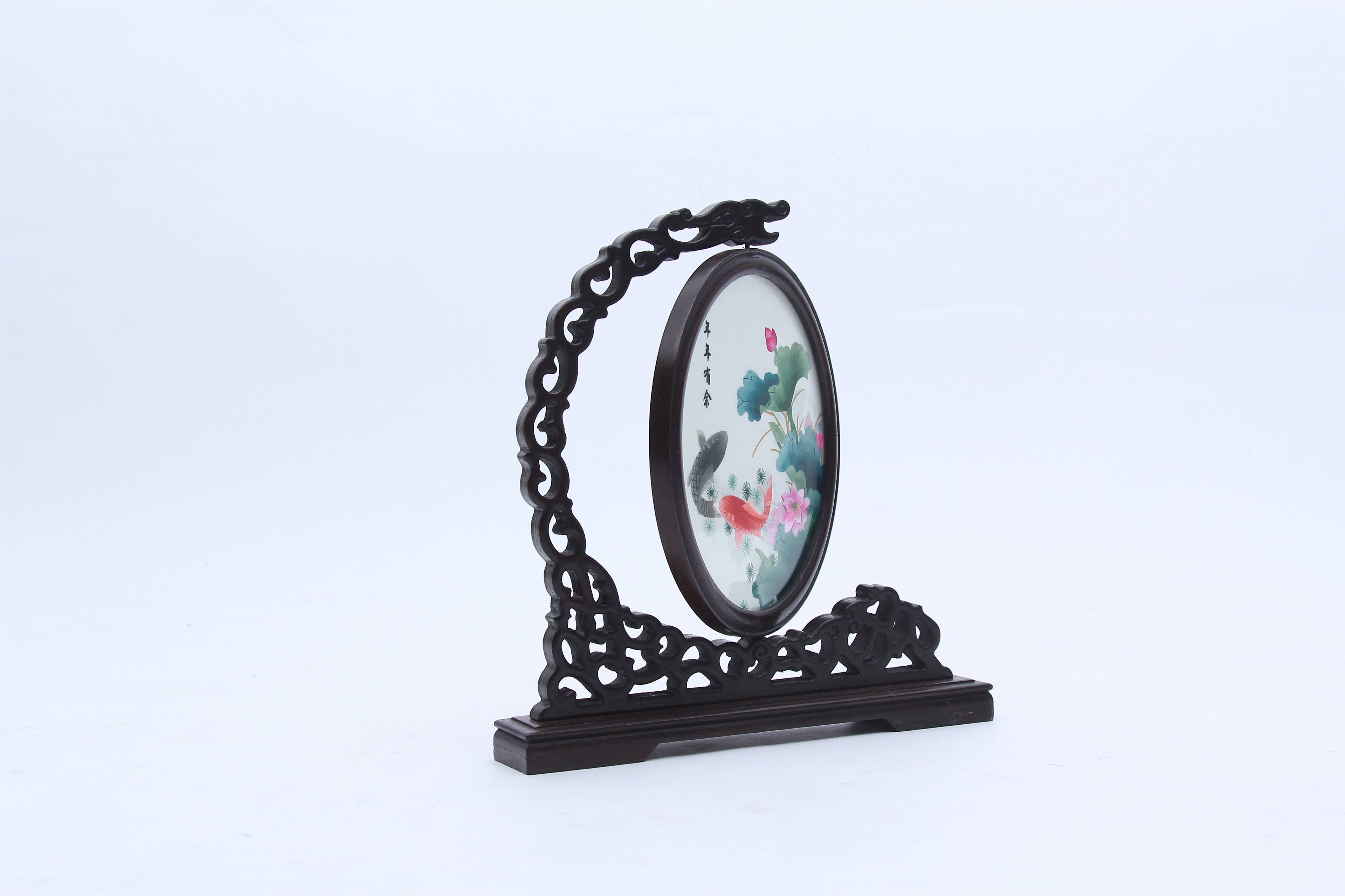 不得不说的开封汴绣摆件高端大气上档次的客户礼品就该这样选