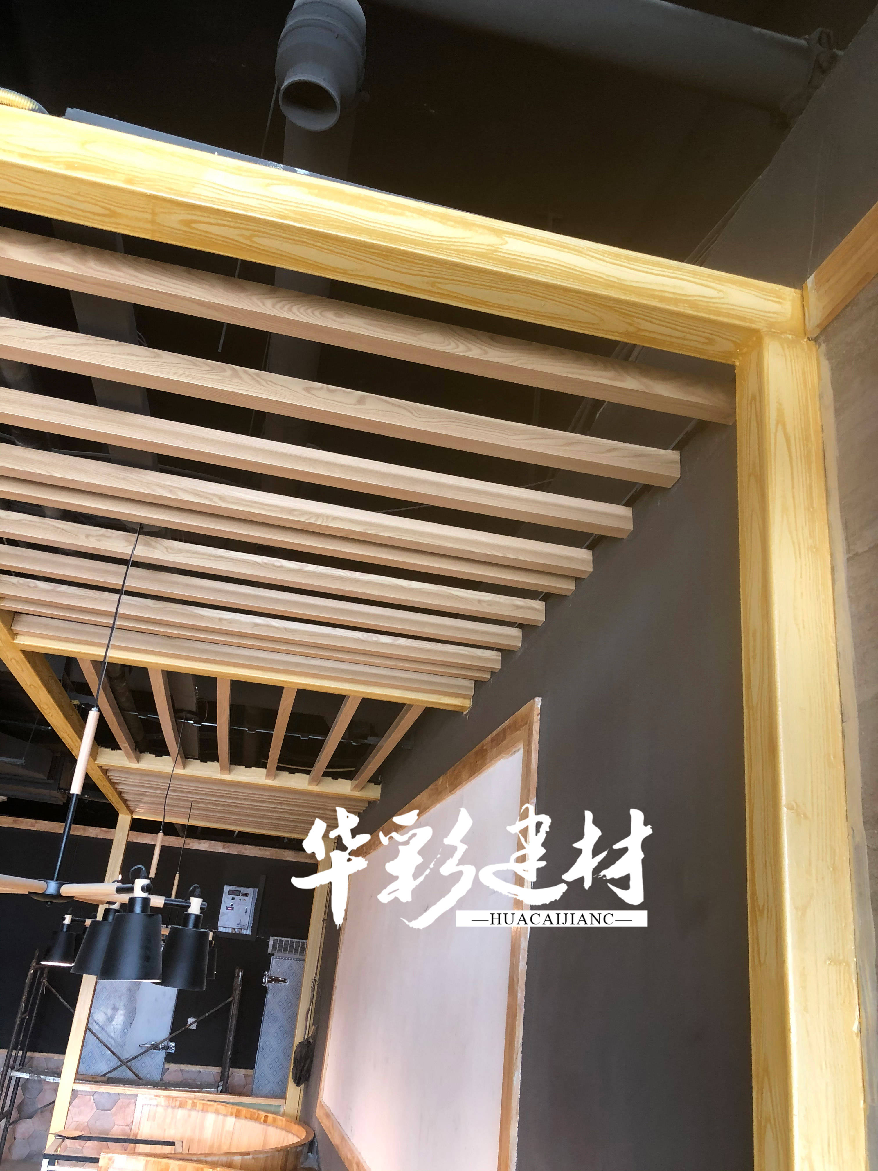 河南新乡卫滨郭大侠火锅店木纹漆施工效果图-搜狐大视野-搜狐新闻
