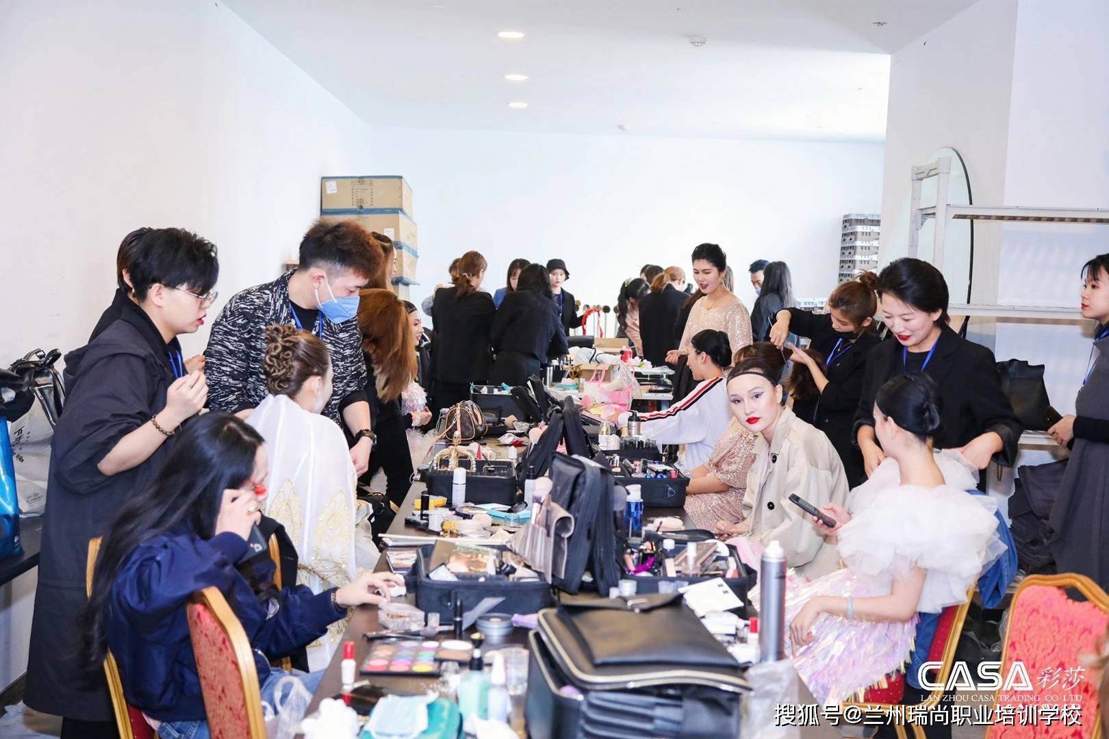 会展兰州化妆初级培班升班总结