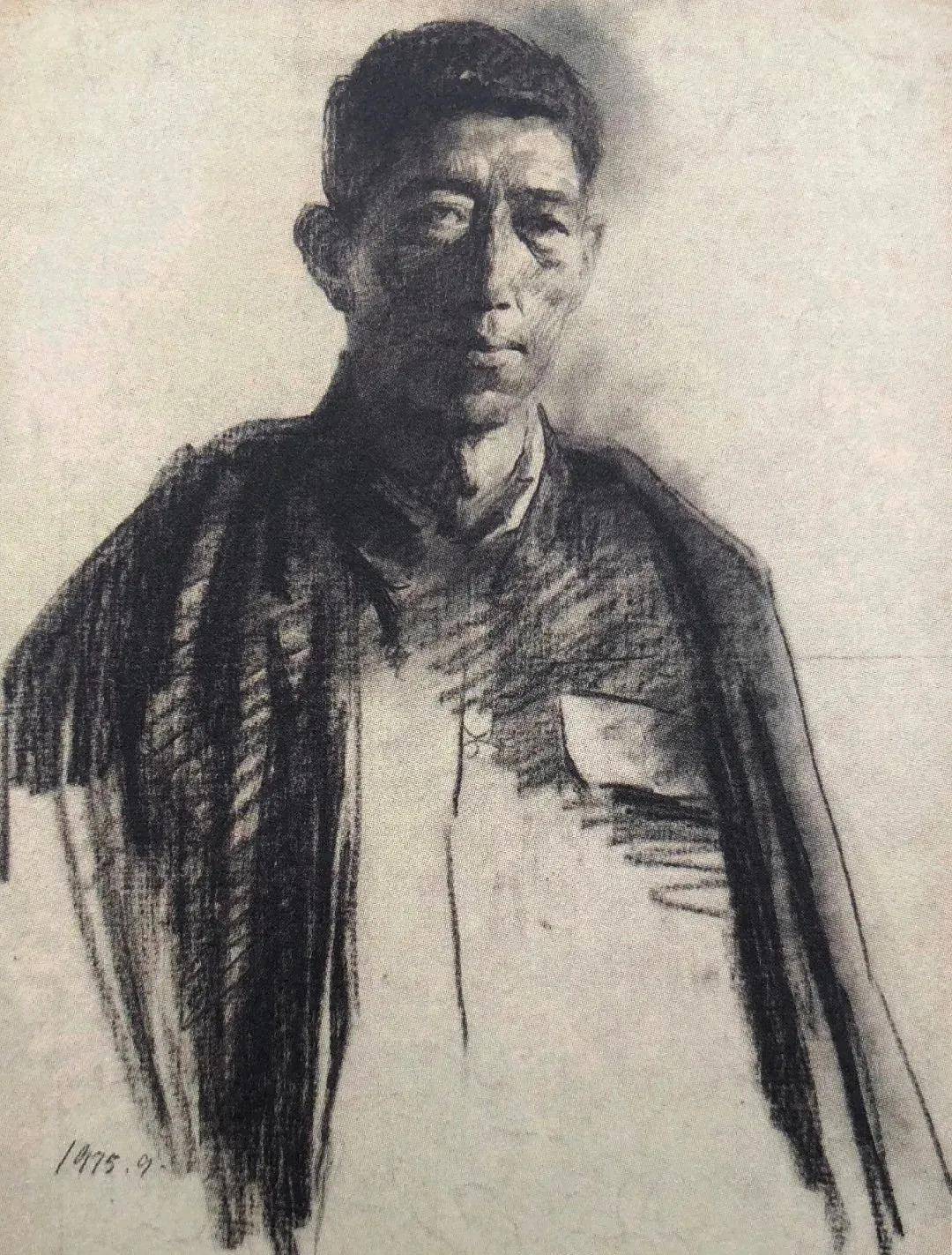 陈丹青笔下的夏葆元素描作品分享