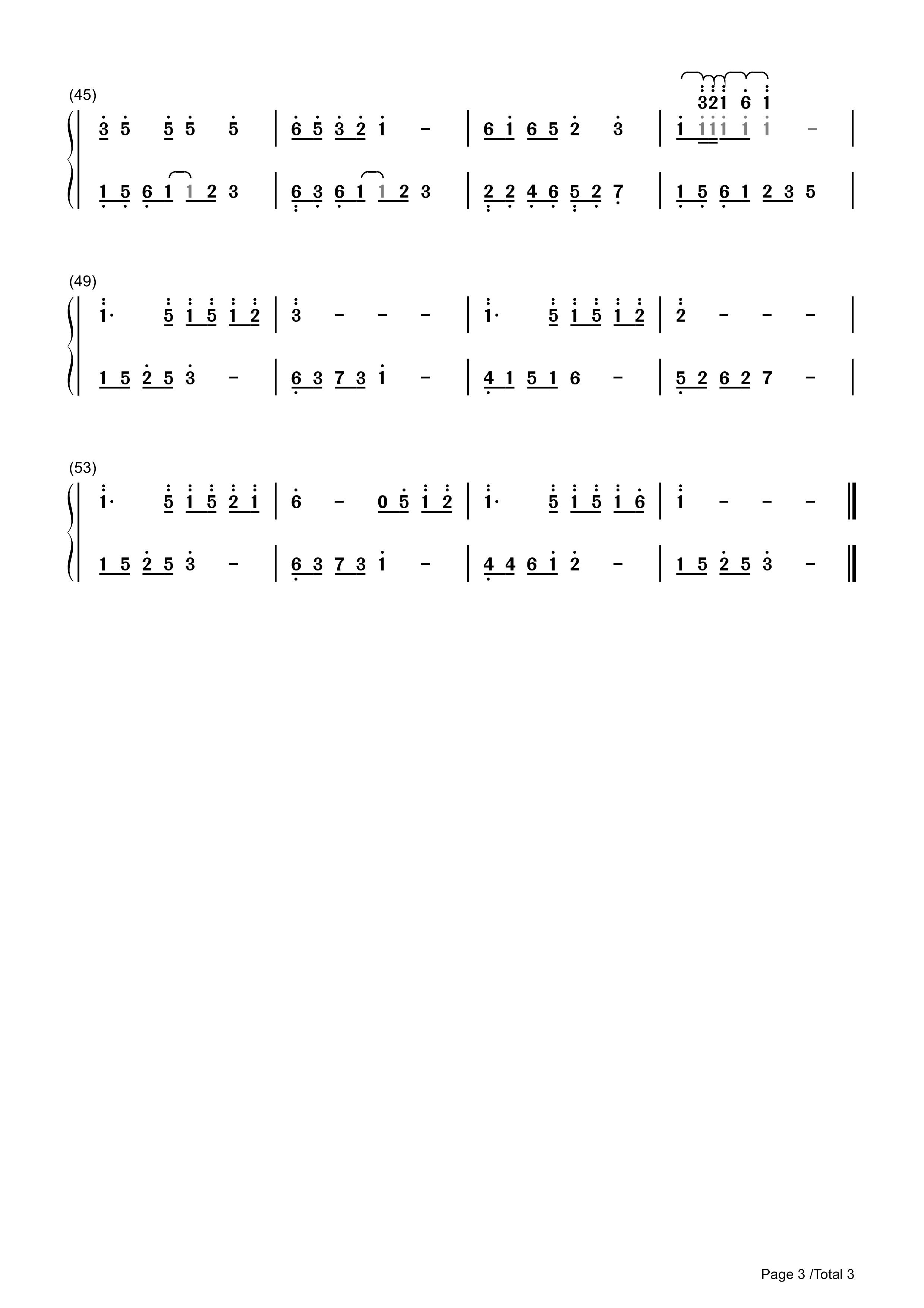 计算器钢琴谱数字简谱_踏山河计算器数字简谱(2)