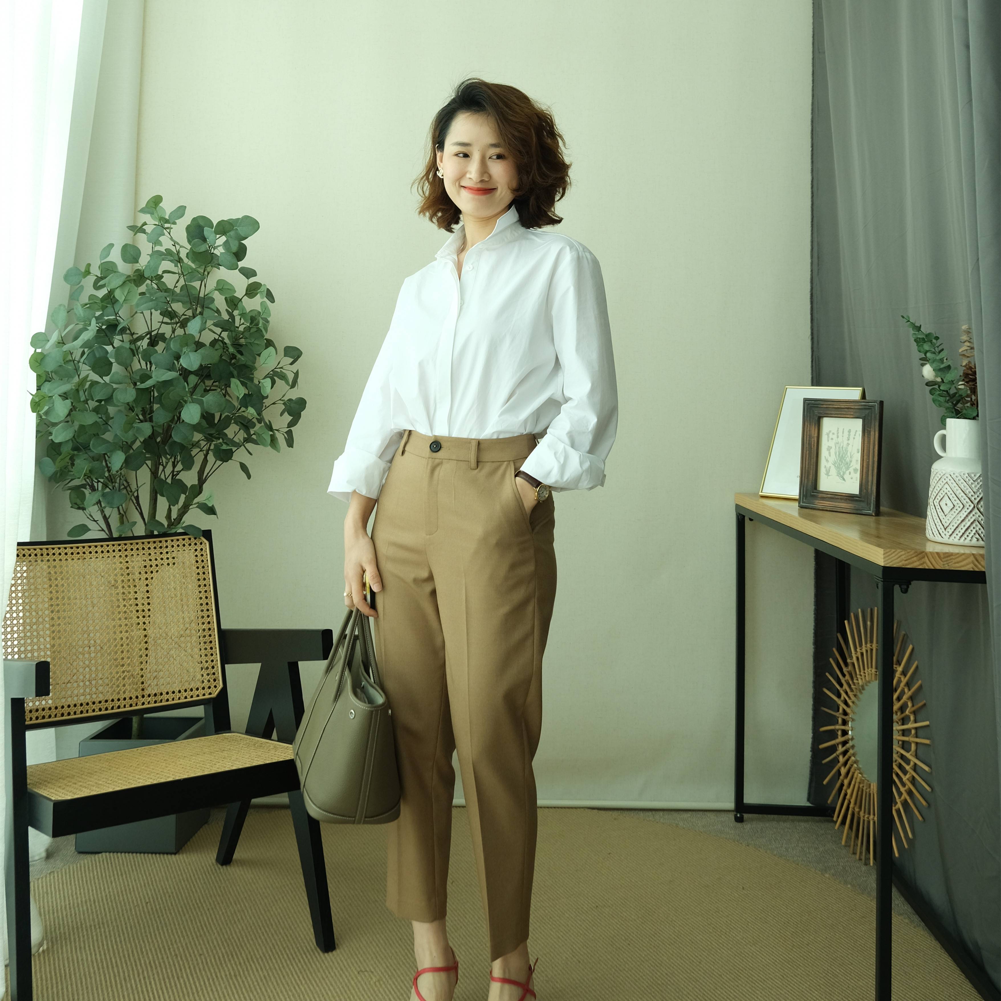 披肩|白衬衣美翻初秋时节各种场合穿搭