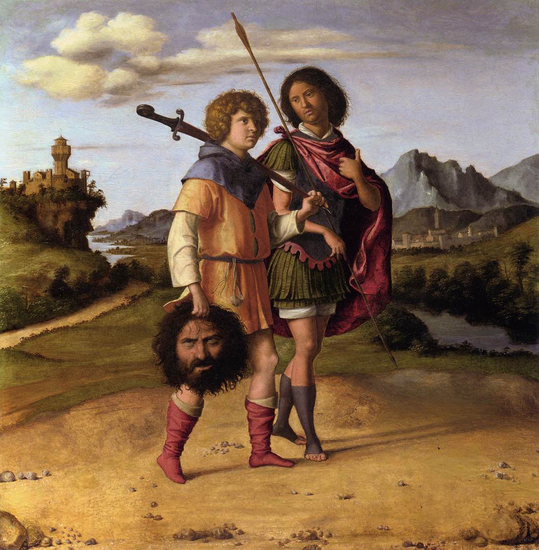 cima da conegliano《david and jonathan》約拿單是以色列國王掃羅的