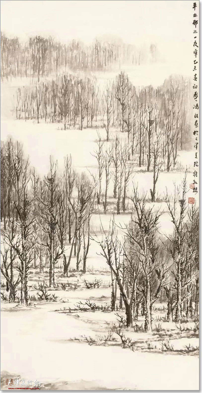 观复万物象由心生天津美术学院教授路洪明山水画作品欣赏