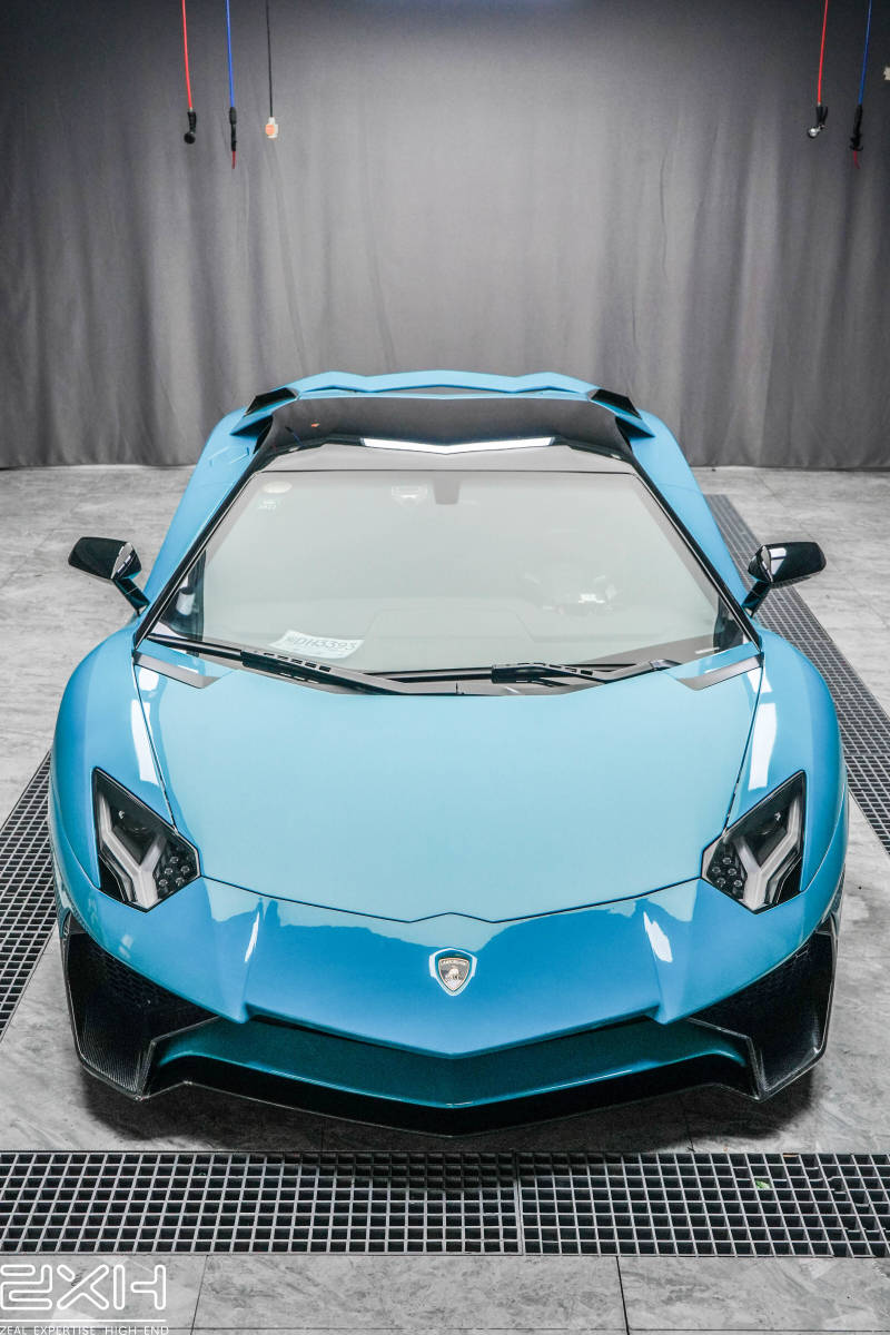 厦门尊享会 兰博基尼lp700贴改色膜案例分享