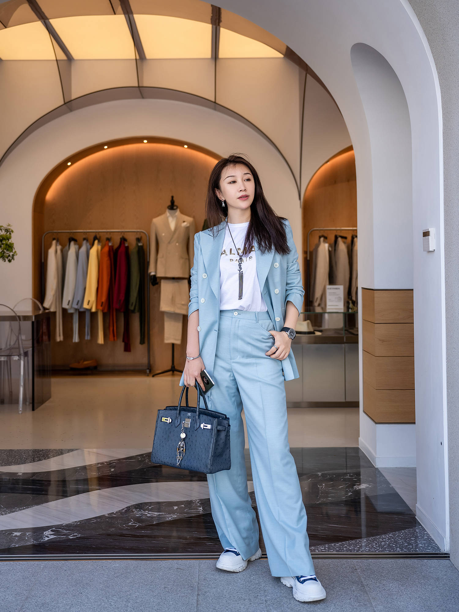 设计|超甜的马卡龙色系女士西装