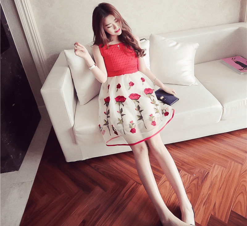 刺绣|巧搭配清爽一夏