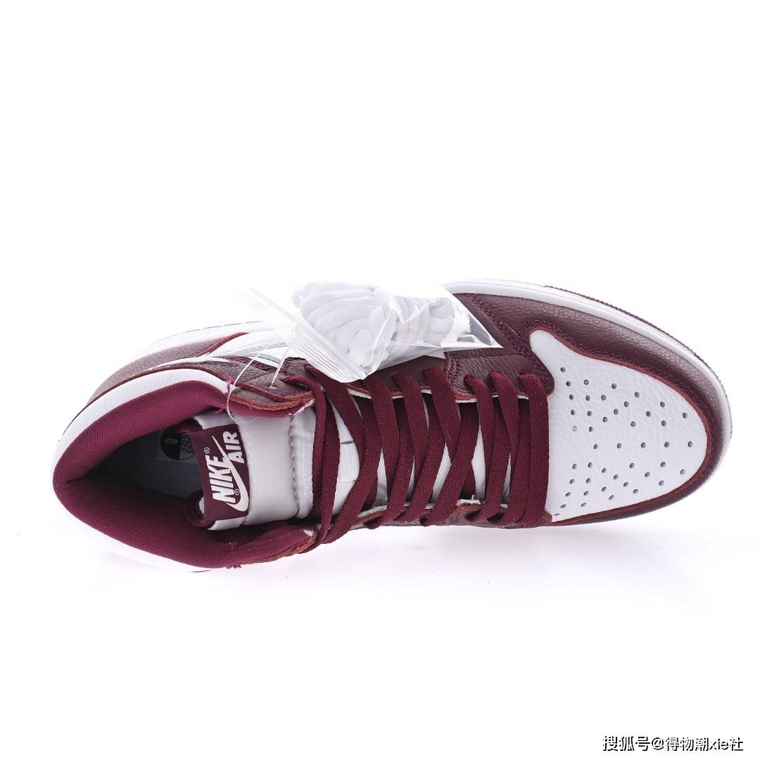 波尔多酒红白蓝银钩 aj1板鞋_air