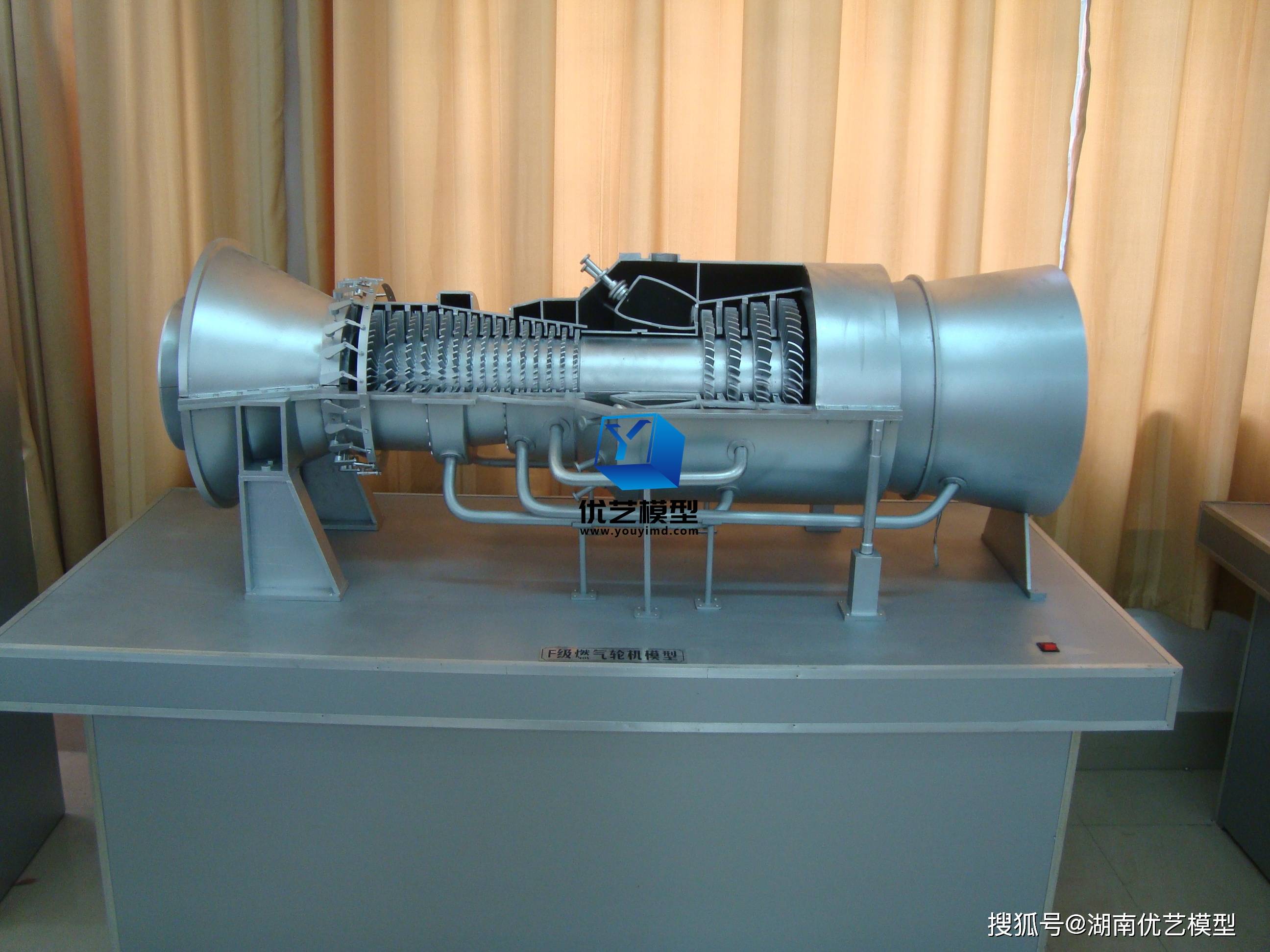 sgt5-4000f燃气轮机模型转子部件说明:转子将压气机和透平端连接在